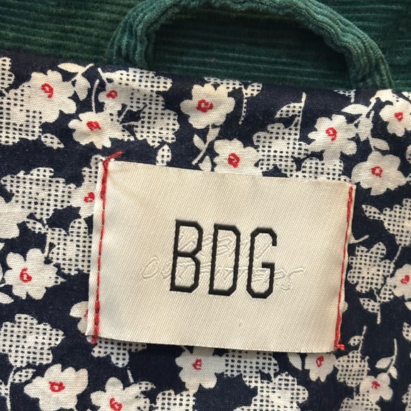 BDG Urban Outfitters Mushroom Corduroy Varsity Jacket Women’s Juniors Size S-P - Picture 8 of 11